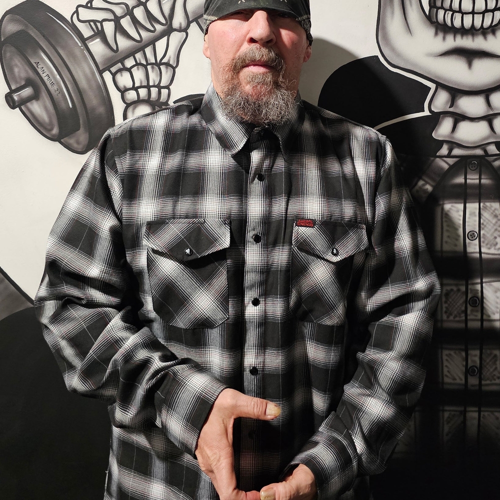 DIXXON Suicidal Tendencies 40YR Plaid Flannel